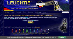 Desktop Screenshot of leuchtie.de