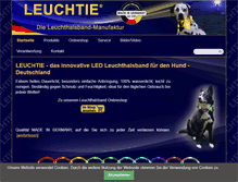 Tablet Screenshot of leuchtie.de